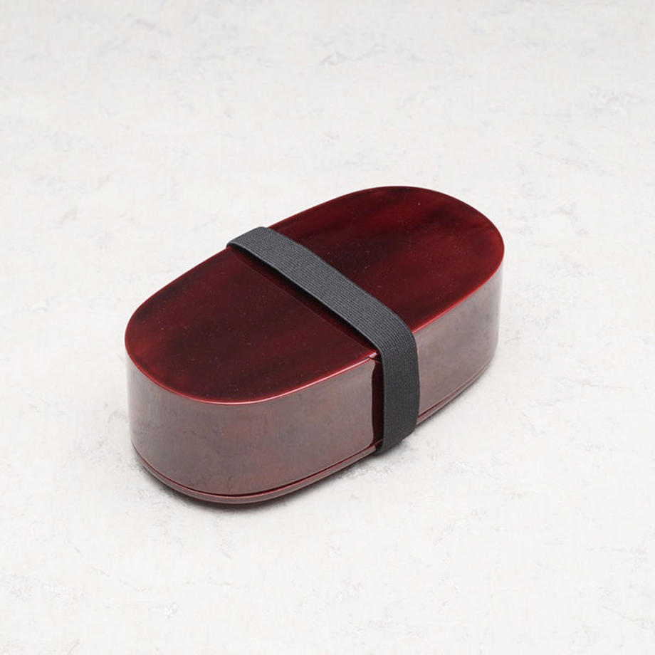 木製 曲げワッパ弁当 木地呂漆塗 2段