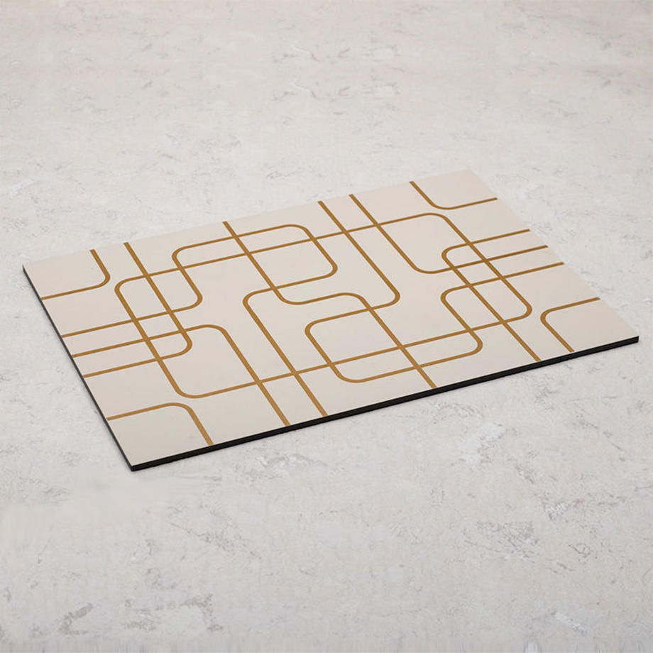 Lashiku ランチョンマット 白石目